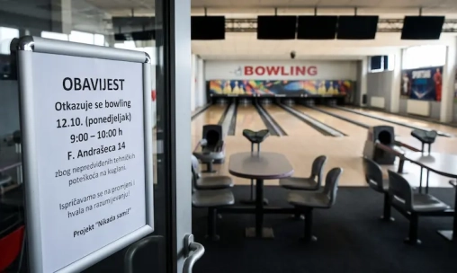VAŽNO: Otkazan bowling u ponedjeljak 12.10.
