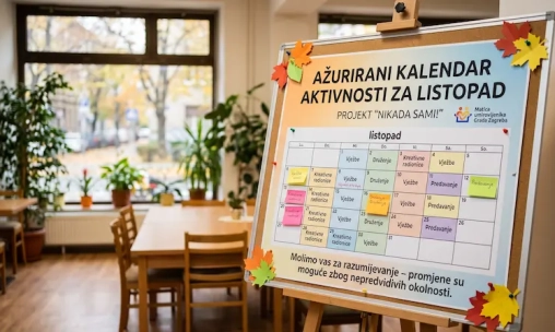 Ažurirani kalendar za listopad, izmjena 3